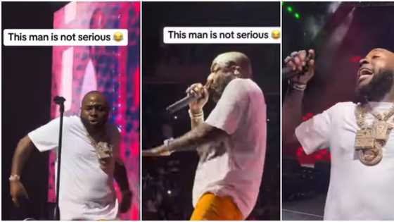 “Him no even send anybody”: Video as Davido brags about bedroom skills, whines waist on stage, crowd goes gaga