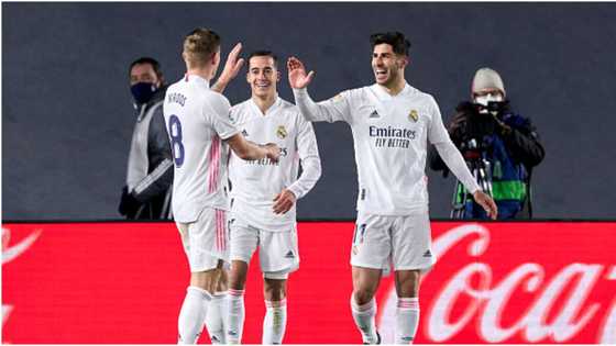 Jubilation for Zinedine Zidane as Real Madrid defeat Celta Vigo to move top of La Liga standings