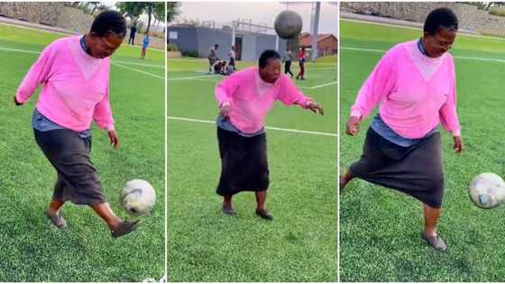 "Chelsea will buy you": Talented old woman plays football in a skilful way, dances with it in viral video