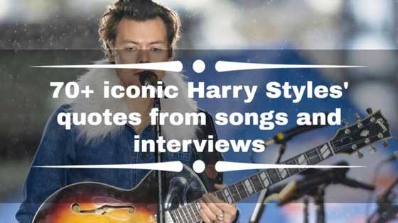 70+ iconic Harry Styles quotes from songs and interviews