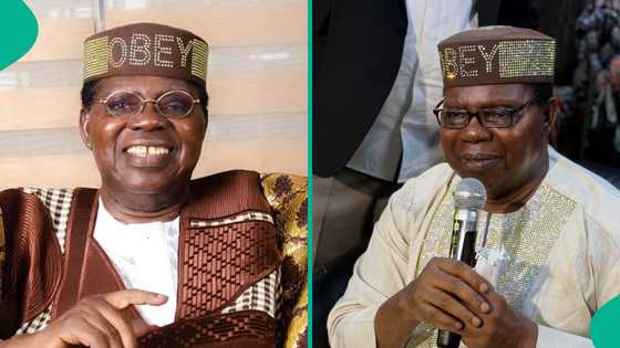 Chief Ebenezer Obey dispels death rumour, sings for critics: "It is fake news, I am alive"