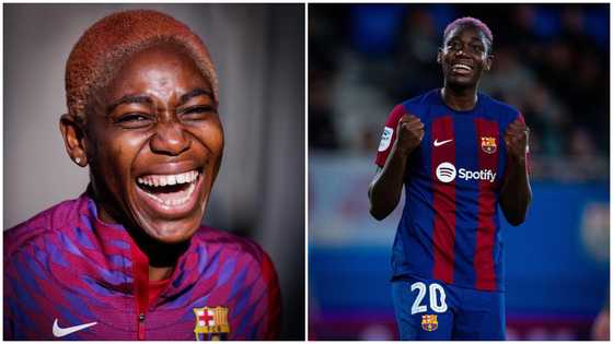 Super Falcons star Asisat Oshoala bids farewell to Barcelona after five years