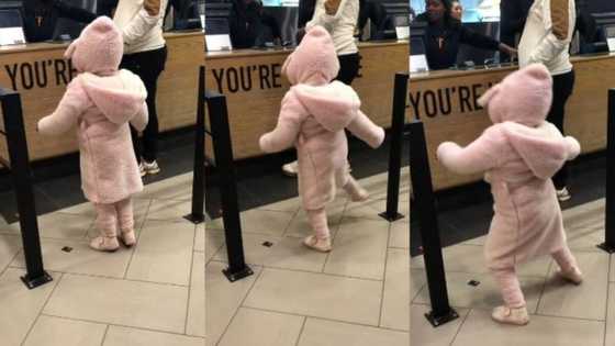 "Footwork on point": Little girl joins Mnike dance challenge, people praise her amazing moves