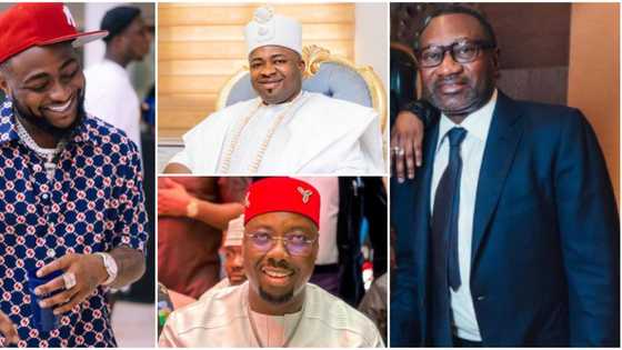 Davido at 29: Femi Otedola, Obi Cubana, 28 other prominent Nigerians who gifted singer at least N1 million
