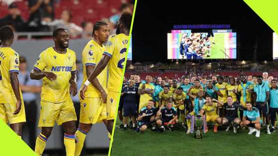 Jordan Ayew and Jeffrey Schlupp Win Trophy After Inspiring Crystal Palace to Victory Over West Ham