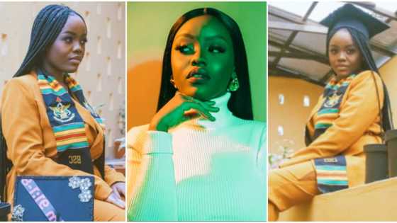 Singer Gyakie graduates with Business Administration degree from KNUST; drops wild photos online
