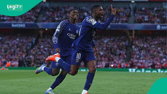 Champions League: Dembele strike hands PSG win Over Arsenal in semifinal clash