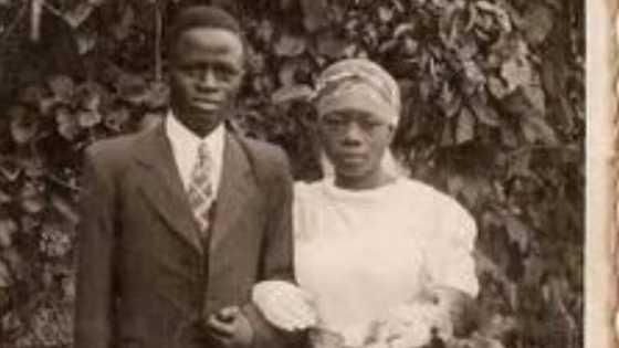 Adorable photo of 1st white wedding in Igede-Ekiti emerges, social media reacts