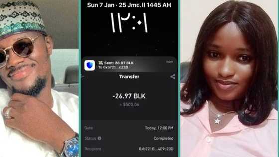 "Drop BNB address for $500": Rich Crypto lord blesses mummy Zee with BLK, photos trend online