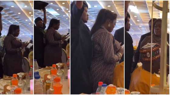 “Harassment”: Video of party server pressing his body against Eniola Badmus’ backside sparks heated reactions