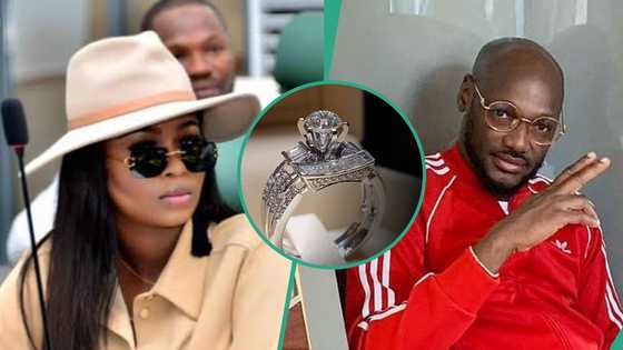 Natasha Osawaru: 2baba's new boo shows off wedding ring few hours after dumping maiden name