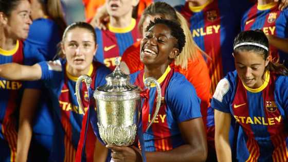 Nigerian star finishes among top 3 goal scorers for Barcelona in just concluded season