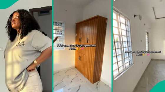 20-year-old lady proudly flaunts her new apartment in video, people congratulate her