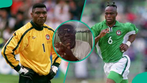 "You supported Tinubu”: Etim Esin blasts Taribo West for lamenting at Peter Rufai's burial