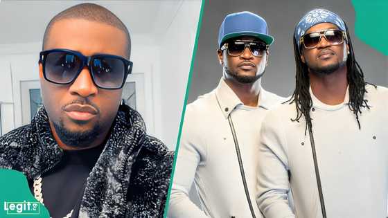 Peter Okoye points out why he should never be compared to his twin brother