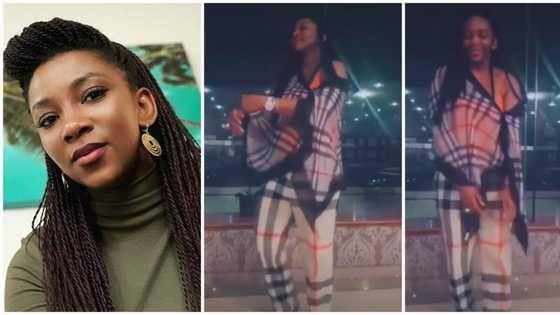 Genevieve Nnaji joins the marlian gang as she grooves to naira marley's Tesumole (video)