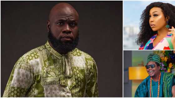 Lasisi Elenu mimics funny Nollywood directors on set, Rita Dominic and other Nigerian celebrities react