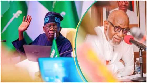 BREAKING: Tinubu orders Akeredolu's deputy declared as acting governor? Fact emerges