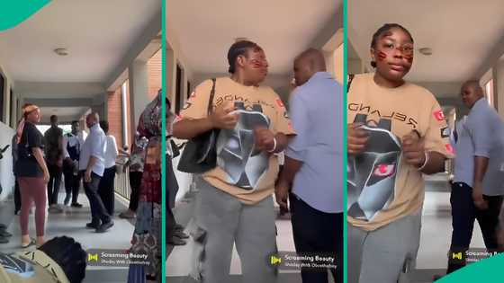 Another UNIZIK female student puts up dramatic display after lecturer interrupted her video