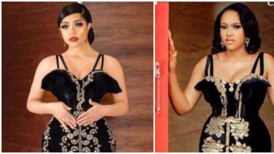 BBNaija reunion fashion: Lady recreates Nengi’s pencil thin-strapped dress