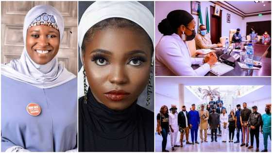 Aisha Yesufu reacts to Taaooma's visit to Yemi Osinbajo, says she doesn't need to apologise at all
