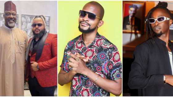 Uche Maduagwu advises Whitemoney after he celebrated getting card from Dino Melaye, compares him to Laycon