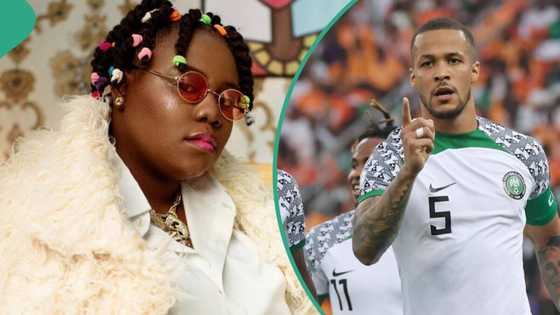 AFCON final: Teni's steamy offer to Troost-Ekong over goal vs Cote d'Ivoire leaves tongues wagging