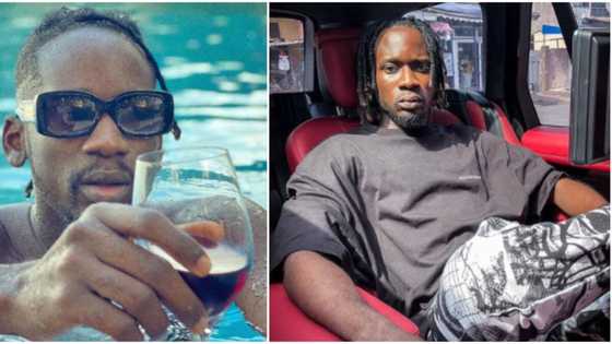 I be big man: Singer Mr Eazi replies follower who dragged him for 'forming' rich
