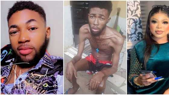 Blood cancer survivor who once wished for death appreciates Bobrisky for helping him in touching video