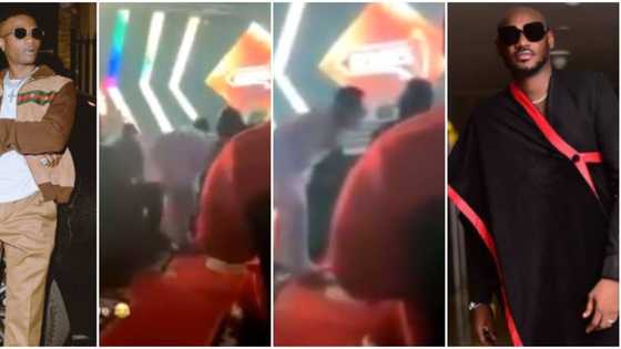 14th Headies Award: Wizkid attends ceremony, prostrates as he pays homage to 2baba Idibia