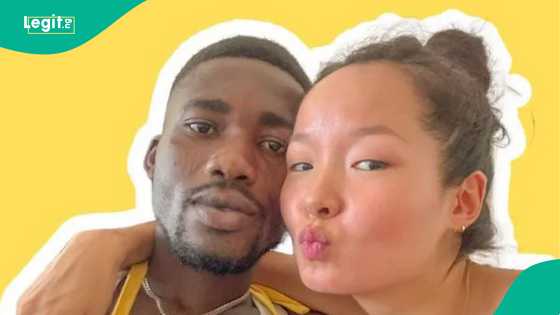 Korean lady shares her new favourite sound after getting married to Nigerian man