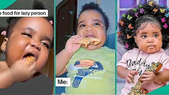 Video of chubby toddler who loves food captures attention on TikTok, people react