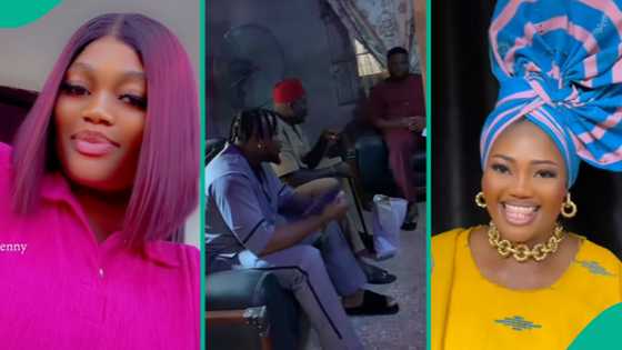 "6 months of dating": Lady rejoices as man proposes marriage, visits her family in video