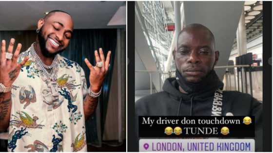 Davido flies out his driver to London to attend his show at the O2 Arena, singer gushes as he arrives