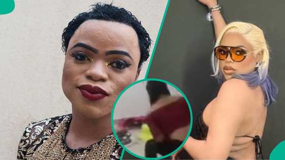 Drama as old video of Bobrisky dancing like 'worm' leaks online, "Senior man don try for this life"