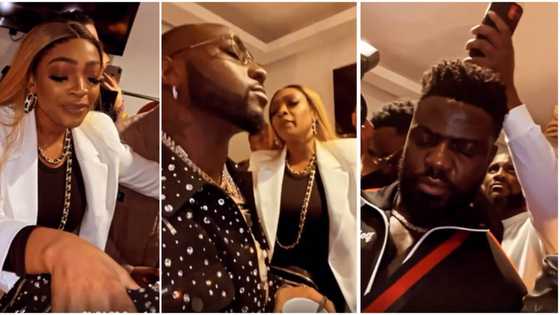 Davido O2 concert: Emotional moment singer's elder sister led prayers backstage before he stormed the stage
