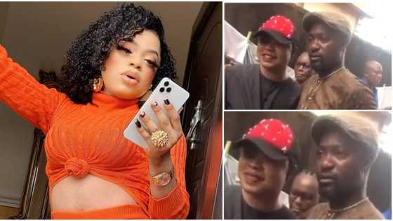 Bobrisky abandons his cross-dressing ways as he attends dad's birthday dressed as a man (video)