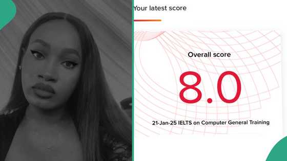 IELTS: Lady gets overall score of 8.0 in English language proficiency test, shares her result
