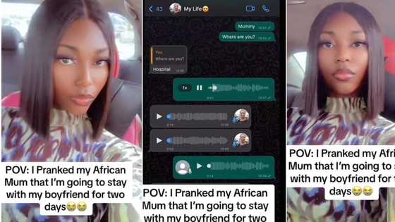 "Don't look for me": Bold girl tells mum she's spending 2 days with boyfriend to see her reaction