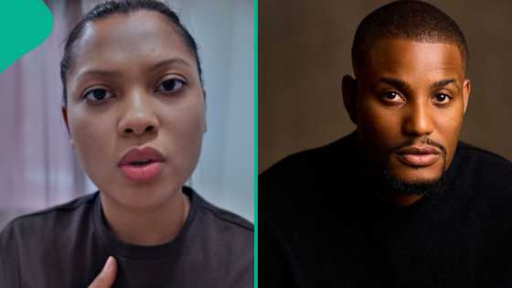 Lady blasts woman over her behaviour at Alexx Ekubo's wake-keep: "Why are you laughing?"