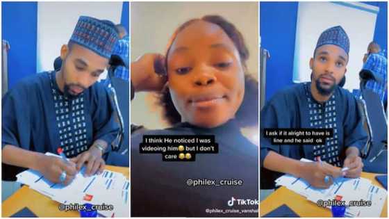 Kana Da Kyau: Budurwa ‘Yar Najeriya Ta Tunkari Wani Saurayi A Cikin Banki, Ta Karbi Lambar Wayarsa