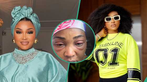 Mercy Aigbe shares throwback pics of what she went through filming Thinline: “It took sweat, blood”