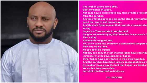 "We no dey drag ownership": Yul Edochie stirs reactions as he names the owners of Lagos