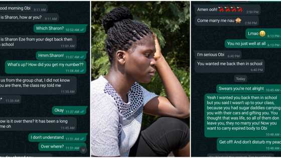 "Don't disturb my peace": Man mocks lady who rejected him back in school and now wants to marry him