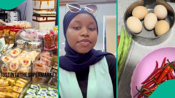 Nigerian lady who lives in China shares number of food items she bought with N4,000, video trends