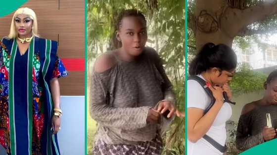 Angela Okorie recounts emotional encounter with special fan on set, begins search for her family