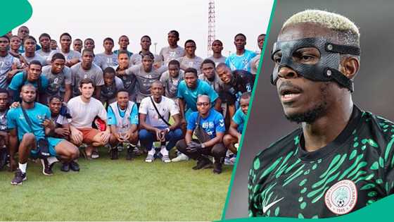 Super Eagles striker Victor Osimhen donates ₦10m to young footballers in Nigeria, video