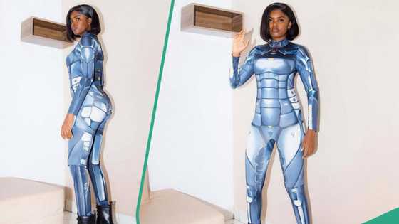 "Robot dey do makeup?" Human AI Jadrolita shines in Edo cultural attire, excites netizens