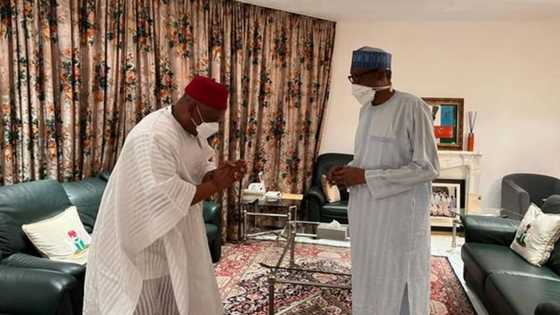 2023 presidency: I'm very pleased, APC ex-governor says after night meeting with Buhari