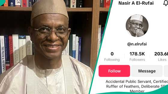'Ku biyo ni TikTok': El-Rufai ya bude shafinsa, ya tara dubban mabiya cikin sa'o'i 24